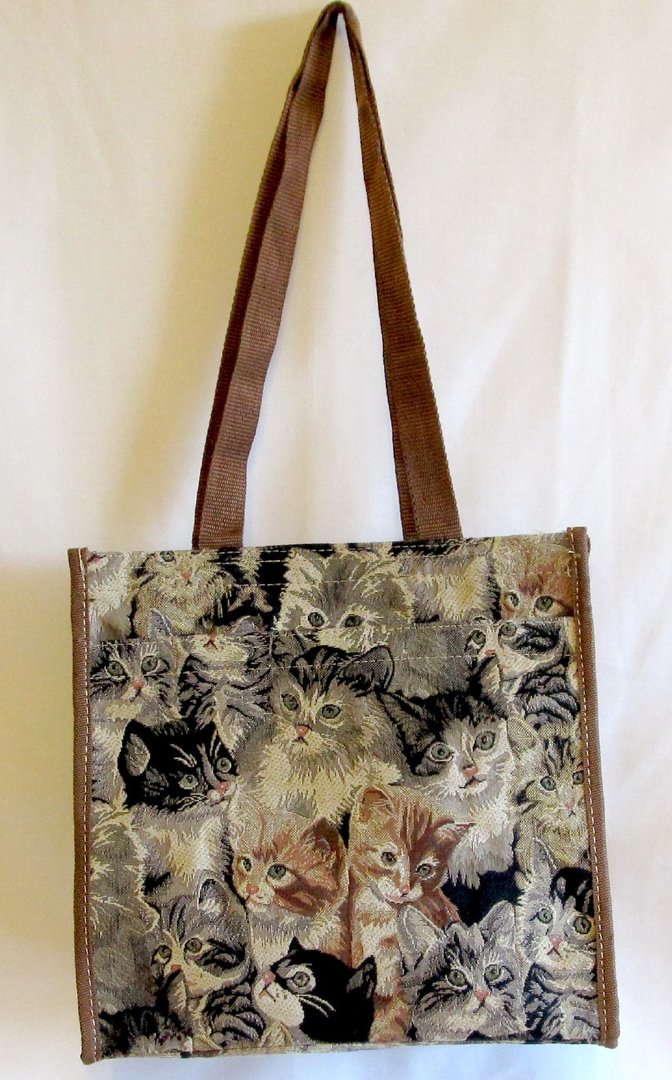 Cat Tapestry Tote Bag  