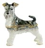 Schnauzer Dog, Decorative Jewelled Box/Figurine