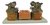 Hippopotamus Salt & Pepper Shakers - Ceramic
