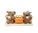 Hippopotamus Salt & Pepper Shakers - Ceramic