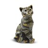 Rinconada De Rosa Blue Tabby Sitting Cat Figurine (XL)