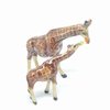 Miniature Ceramic Giraffe Figurine - Mother & Calf 2 Pieces