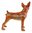 Miniature Pinscher, Tan - Jewelled Trinket Box