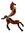 Bay Arabian Horse Jewelled Trinket box-Figurine
