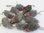 Cat Toy - "Mice" Rabbit Fur covered-Rattles inside - Pack/10 - Grey