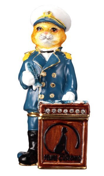 "ConfishCAT" Collectable by TrinCATZ  Cat Jewelled Box