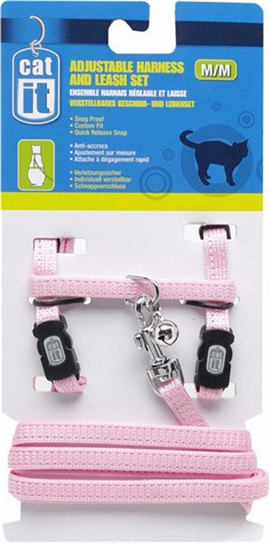 Buy Catit Nylon Adjustable Cat Harness Lead Set Large