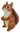 John Beswick Red Squirrel Ceramic Figurine (Second)