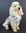 Poodle Sitting Dog Jewelled Trinket Box or Figurine - White