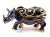 Rhinoceros Diamanti Decorated Jewelled Trinket Box