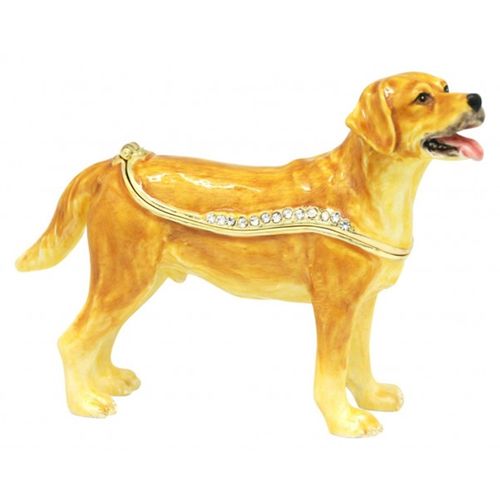 Labrador Standing Dog Jewelled Box or Figurine