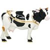 Friesian Cow Jewelled & Enamelled Trinket Box or Figurine