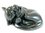 Quintessence (UK) Mischief Figurine Stone Resin Cat - BLACK