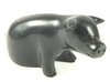 Quintessence (UK) Miniature Stone Pig  Figurine - Black