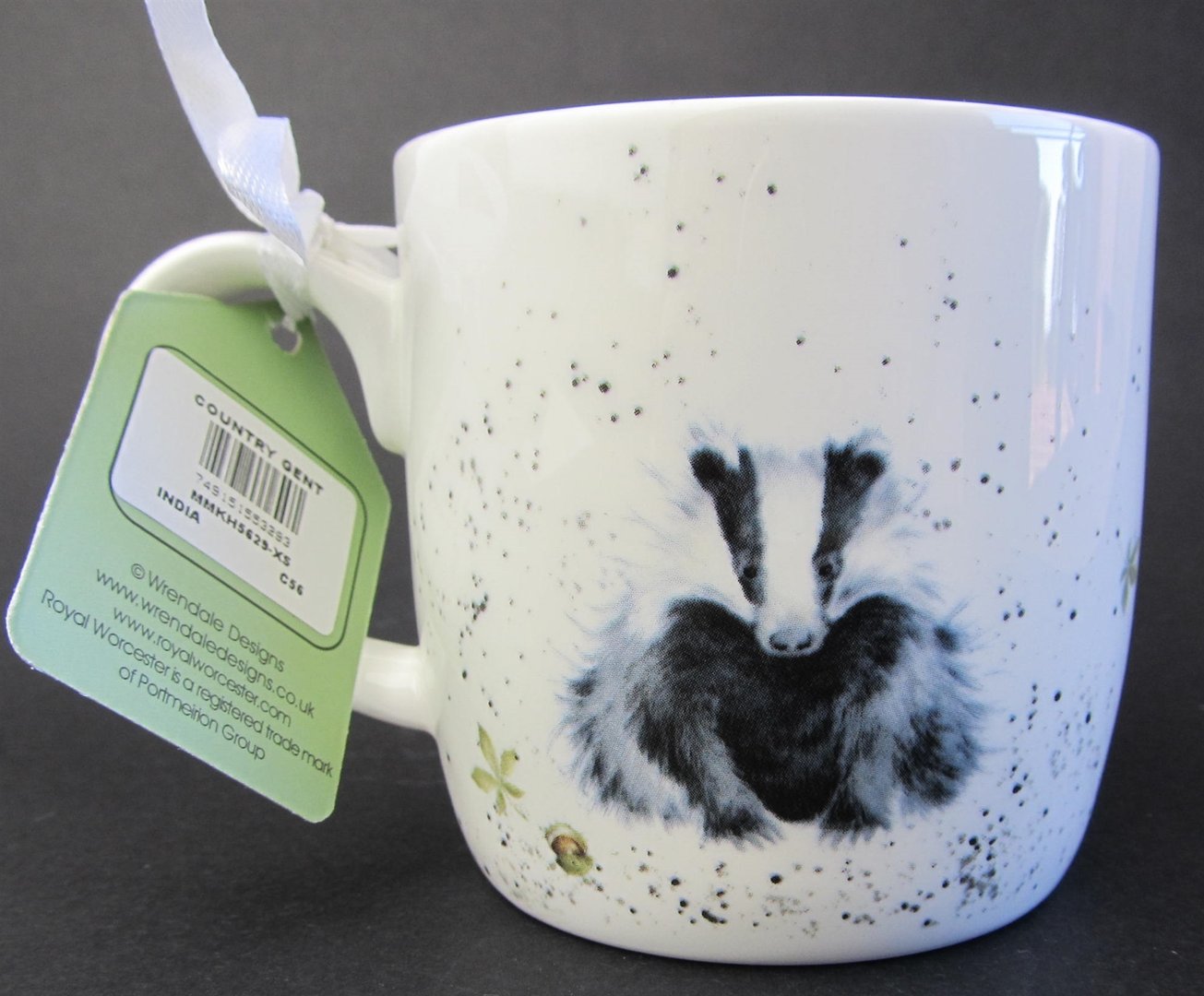 Wrendale Badger Mug "Country Gent" Fine China