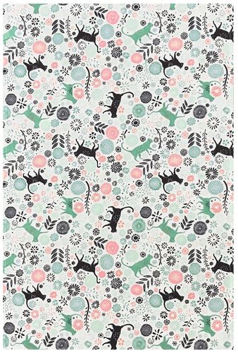 Kitchen Cats Cotton Tea Towel - Samuel Lamont