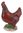 John Beswick Rhode Island Red Hen Chicken Figurine