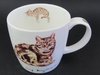 Cat Mug "Cats Sleep Anywhere" Fine China Made in UK