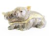Wombat Diamanti Decorated Jewelled Trinket Box or Figurine