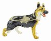 German Shepherd Jewelled Trinket Box/Figurine