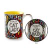 Our Name is Mud "Crazy Cat Lady" Large Ceramic Mug