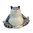 Yoga Cat Figurines, Stretching & Meditating Set/2 Blue/Grey