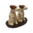 Jack Russell Dog Ceramic Salt & Pepper Shakers