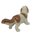 Miniature Ceramic St Bernard Dog Figurines - Set/2