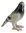 Miniature Porcelain Pigeon - Grey