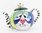 Cat Collectable Teapot Ceramic Abstract Design Colourful