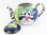 Cat Collectable Teapot Ceramic Abstract Design Colourful