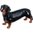 John Beswick Dachshund Red Standing Dog Figurine