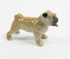Miniature Porcelain Pug Figurine - Fawn (Tiny)