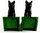 Scottish Terrier Bookends - Cast Iron Aged Appearance