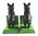 Scottish Terrier Bookends - Cast Iron Aged Appearance
