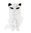 Cat Brooch Sitting Acrylic White colour Appr 5/5cm High