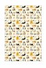 "When the Cat's Away" Cotton McCaw Allan - Cat Tea Towel