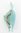 Cat Brooch Tail in Air Acrylic Light Blue Appr 6cm High