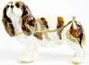 Cavalier King Charles Spaniel Blenheim Jewelled Box/Figurine