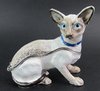Siamese Cat Jewelled & Enamelled Trinket Box