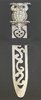 Owl Bookmark - Diamante deocrated Silver colour Boxed