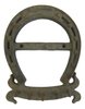 Horse Shoe Hooks Very Rustic Aged appearance Cast Iron