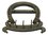 Horse Shoe Hooks Very Rustic Aged appearance Cast Iron
