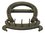 Horse Shoe Hooks Very Rustic Aged appearance Cast Iron