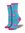 Flamingo Bird Socks -Sky Blue SockSmith Cotton Crew