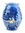 Blue Owl Jewelled Trinket Box or Figurine