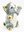 Rinconada -Beautiful Blue Grey Tabby Kitten Playing Figurine
