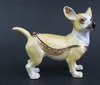 Chihuahua Dog - Jewelled Box/Figurine Cream Standing