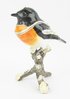 Australian Scarlet Robin - Bird Jewelled Box Or Figurine