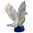 Peace Dove Bird Jewelled Enamelled Trinket Box or Figurine